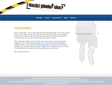 Tablet Screenshot of macht-glaube-sinn.de